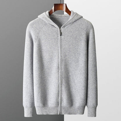 Chaqueta deportiva de punto con capucha y cierre - Vestiria