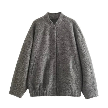 Chaqueta bomber amplia casual - Vestiria