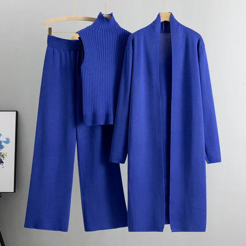 Conjunto Elástico Clásico 3 Piezas Mujer