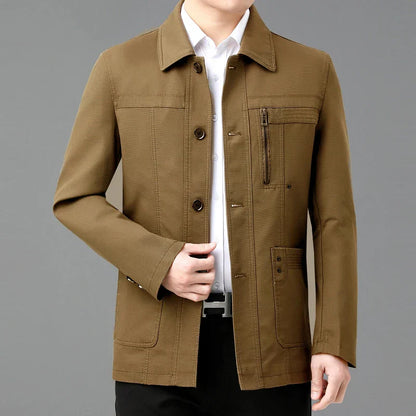 Chaqueta Abultada Estampada Casual