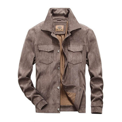 Chaqueta Cuero Hombre Elegante