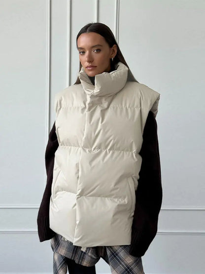 Chaquetón de plumas abrigo cálido invernal