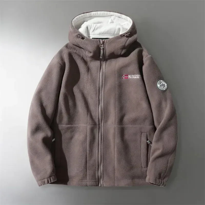 Chaqueta Deportiva Abrigo Caliente Con Capucha - Vestiria