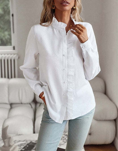 Camisa Encaje Romántica Mujer