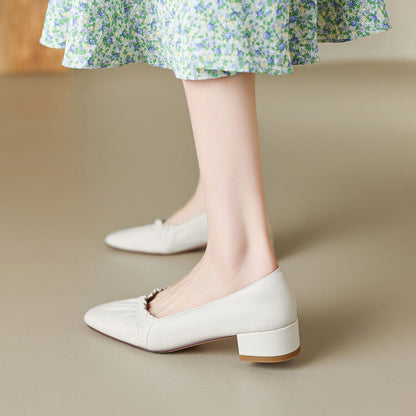 Zapatos de Mujer con Tacón Bajo Elegantes