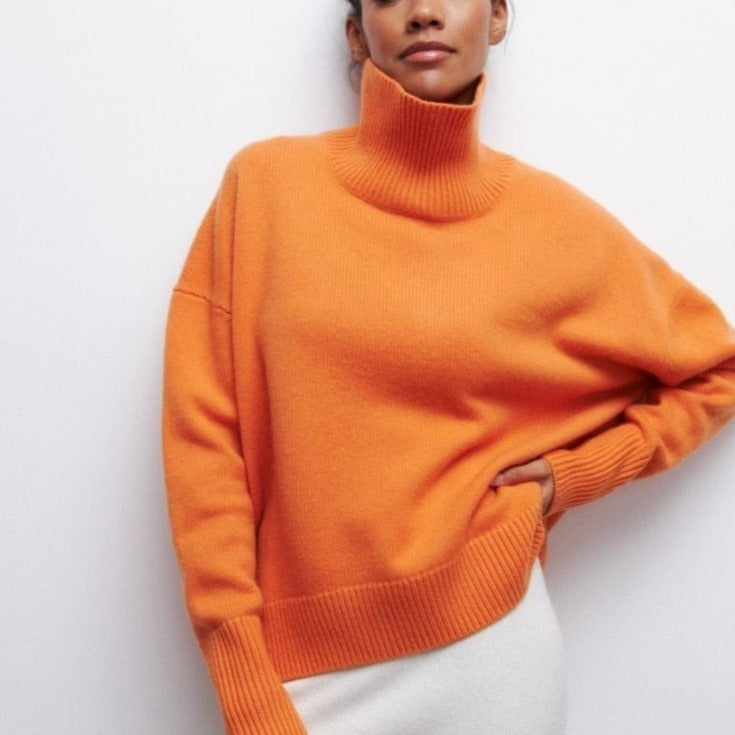Sudadera Mujer Cuello Alto Clásica
