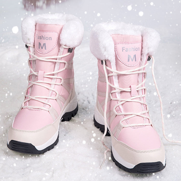 Botas Invierno Acolchadas Forro Polar Enna - Vestiria