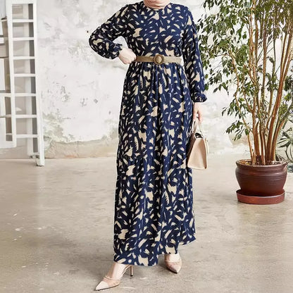 Vestido Largo Floral Elegante - Vestiria