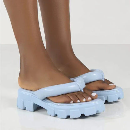 Sandalias de playa de suela alta