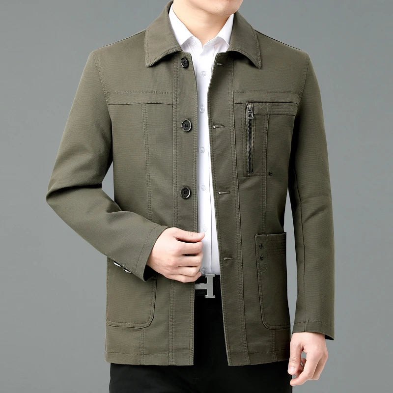 Chaqueta Abultada Estampada Casual