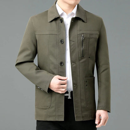 Chaqueta Abultada Estampada Casual