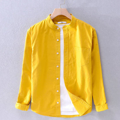 Camisa Hombre Cuello Mao Clásica - Vestiria