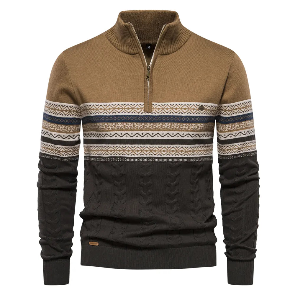Jersey Cremallera Estilo Étnico Chic