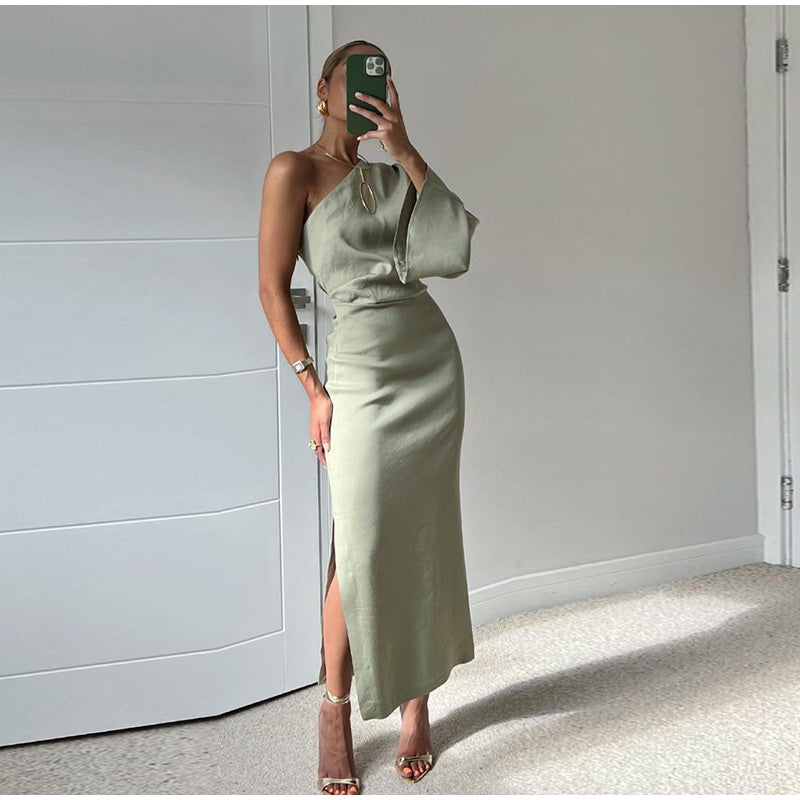 Vestido Plisado Cómodo de Moda Mujer - Vestiria