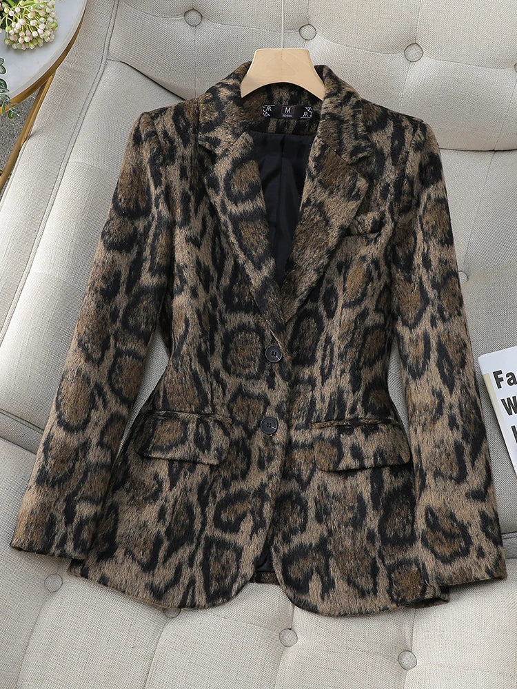 Chaquetilla Leopardo Mujer Elegante - Vestiria