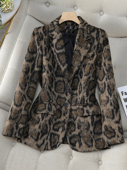Chaquetilla Leopardo Mujer Elegante - Vestiria