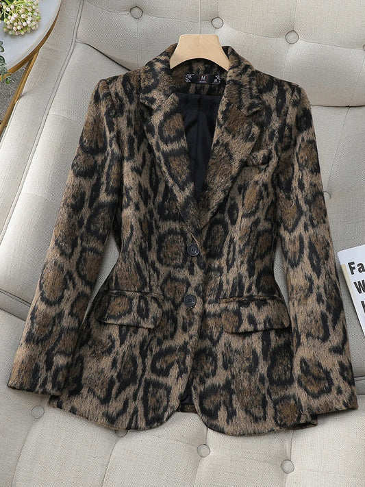 Chaquetilla Leopardo Mujer Elegante - Vestiria