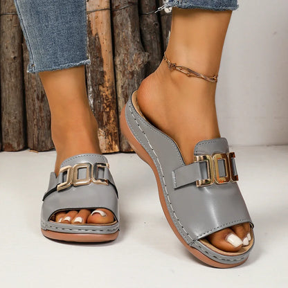 Sandalias Cuero Flexibles y Cómodas