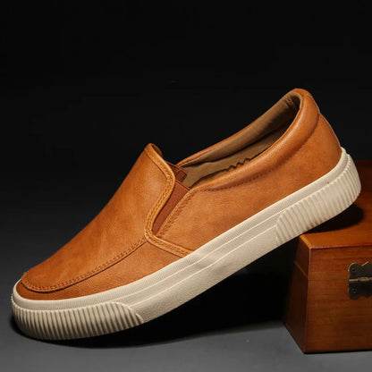 Mocasines de piel hombre elegantes y cómodos