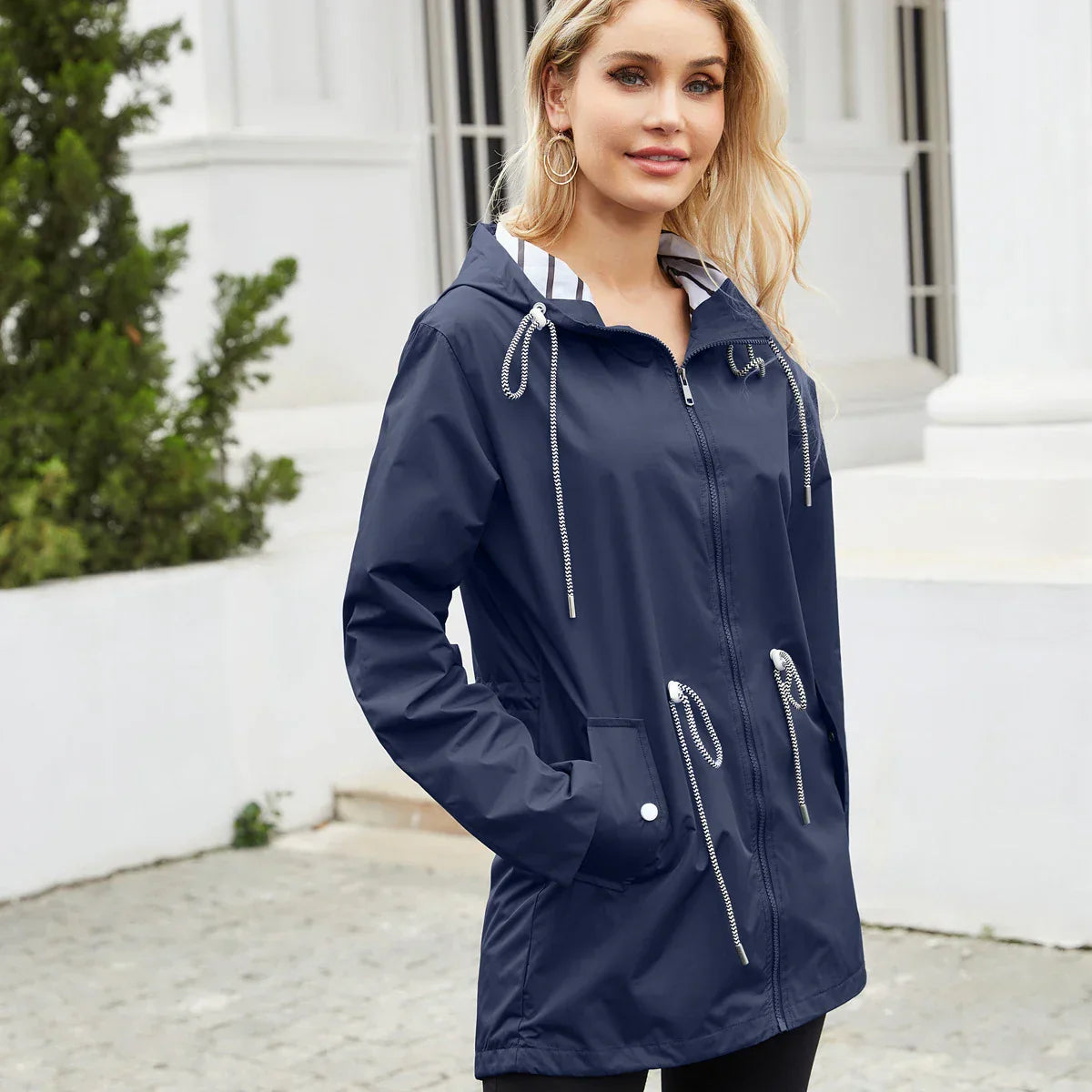 Chaqueta Impermeable Ligera Antilluvia