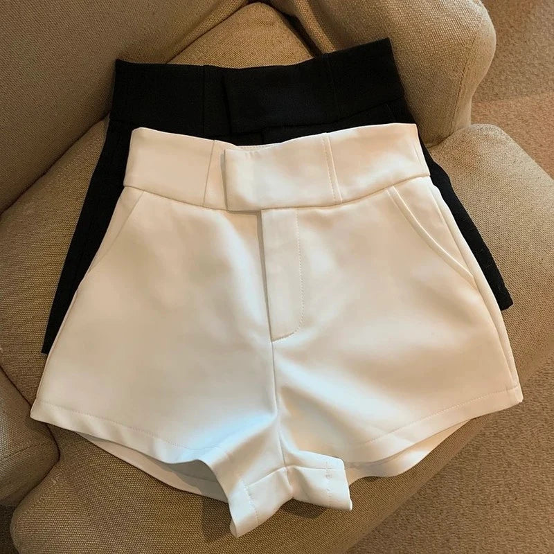 Pantalón Corto Cintura Alta Mujer Estilo