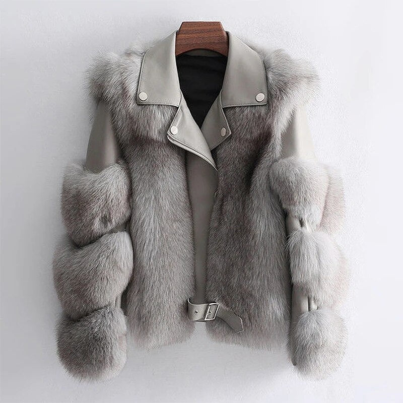 Chaqueta Cuero Invierno Piel Genuina