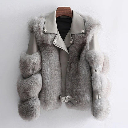 Chaqueta Cuero Invierno Piel Genuina