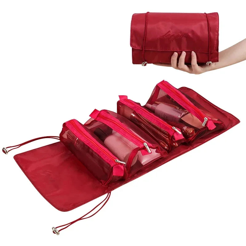 Bolsa de maquillaje compacta y práctica