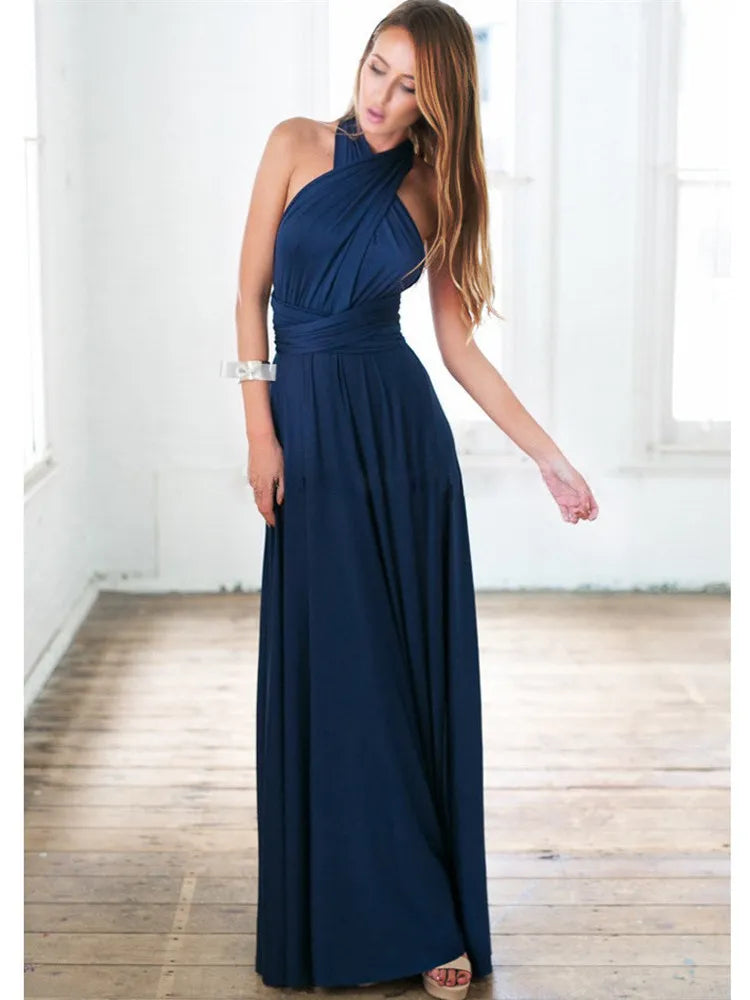 Vestido Largo Boho Rojo Mujer - Vestiria