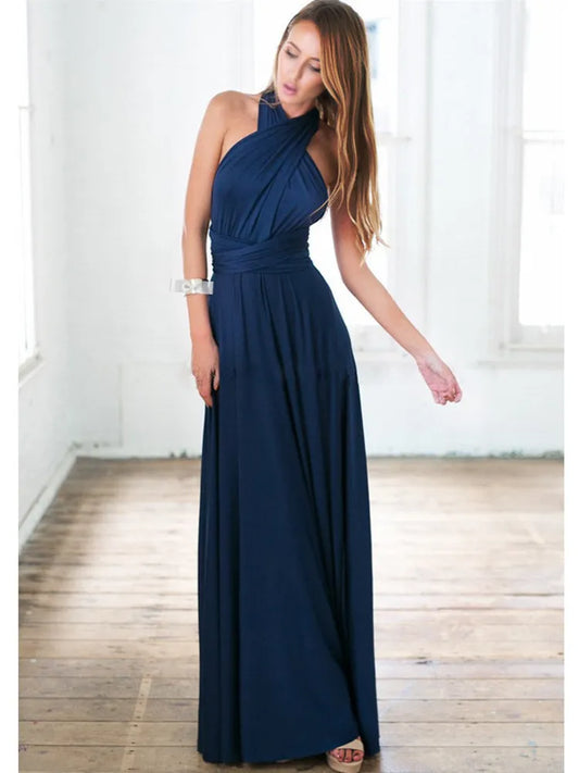 Vestido Largo Boho Rojo Mujer - Vestiria