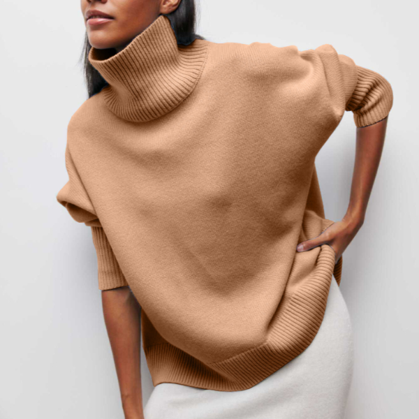 Jerséis cuello alto mujer elegante