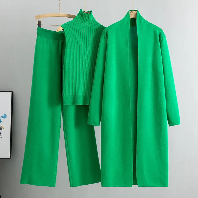 Conjunto Elástico Clásico 3 Piezas Mujer