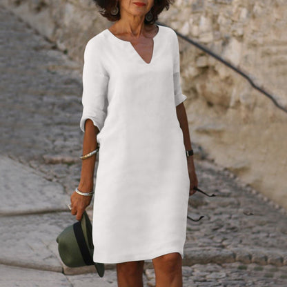 Vestido Ligero Verano Mujer Floral Fresco