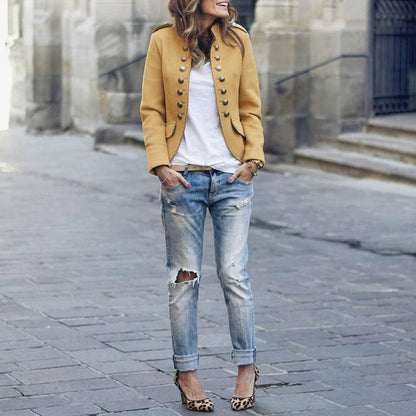 Chaquetón Mujer Estiloso Manga Larga - Vestiria
