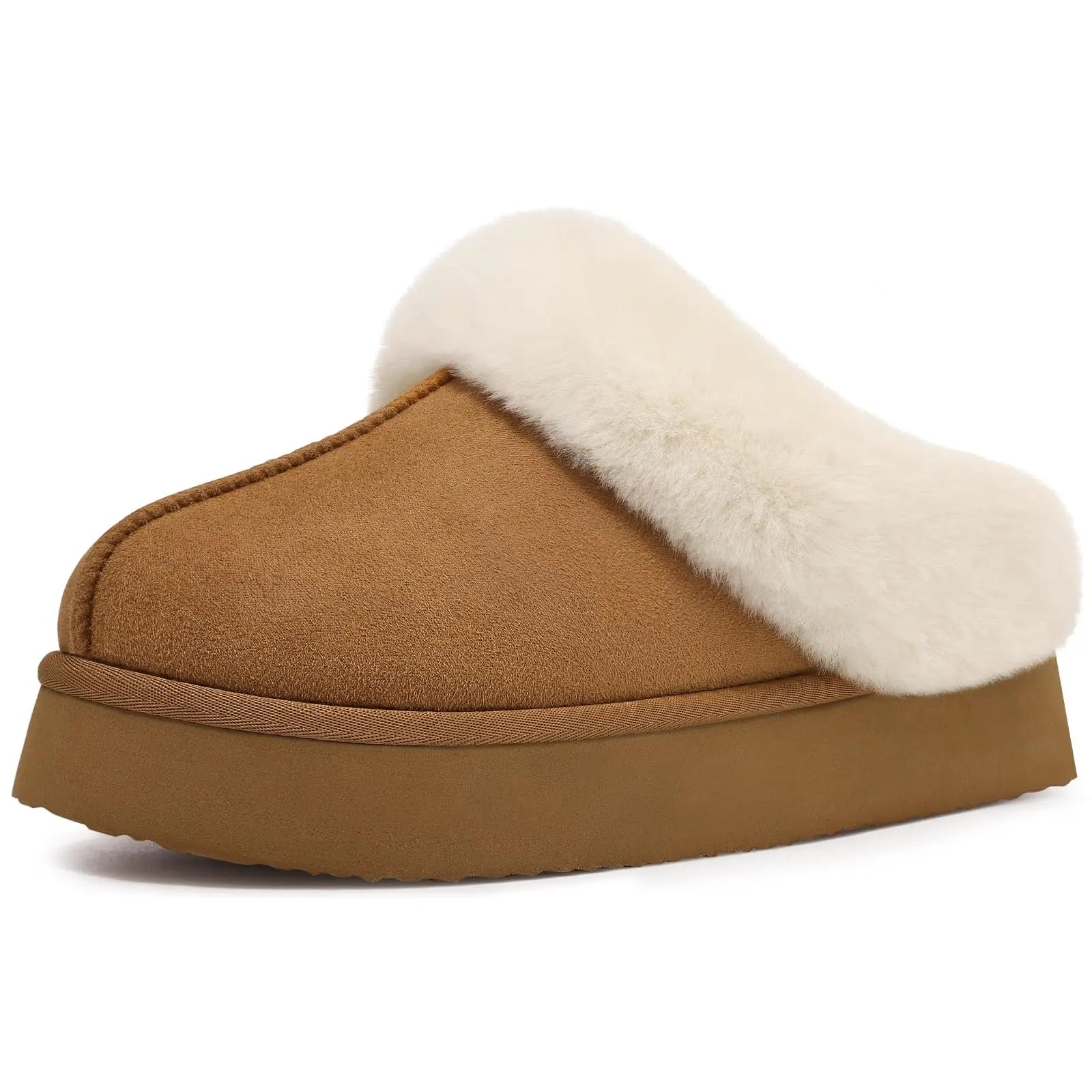 Mules Invierno Piel Sintética Cálidos - Vestiria