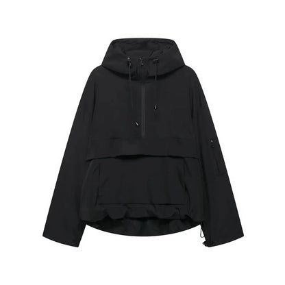 Chaqueta Invierno Mujer Esquí Acolchada con Capucha