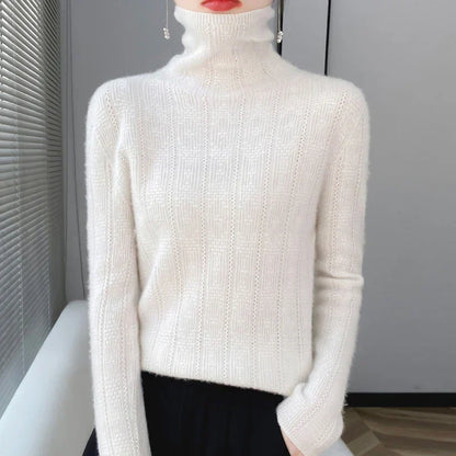 Jerséis Mujer Cuello Alto Cálidos