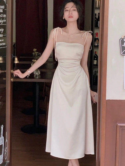 Vestidos de Noche Satén Elegantes Mujer - Vestiria