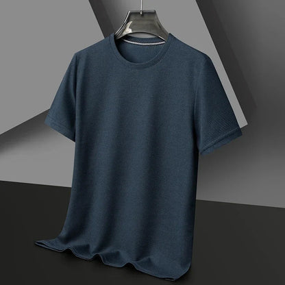Camiseta Hombre Manga Corta Texturizada