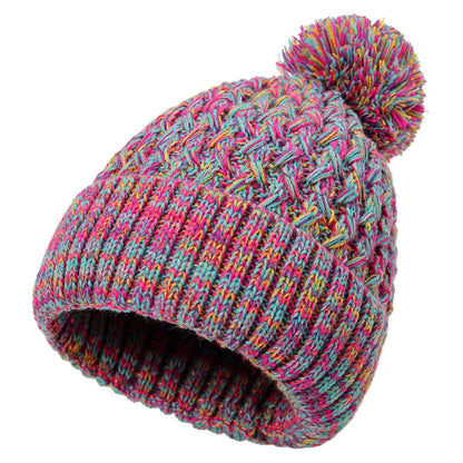 Gorro de Punto Mujer con Pom Pom Alegre