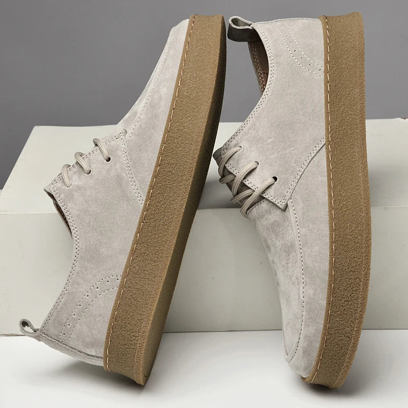 Zapatillas de ante elegantes para hombre - Vestiria