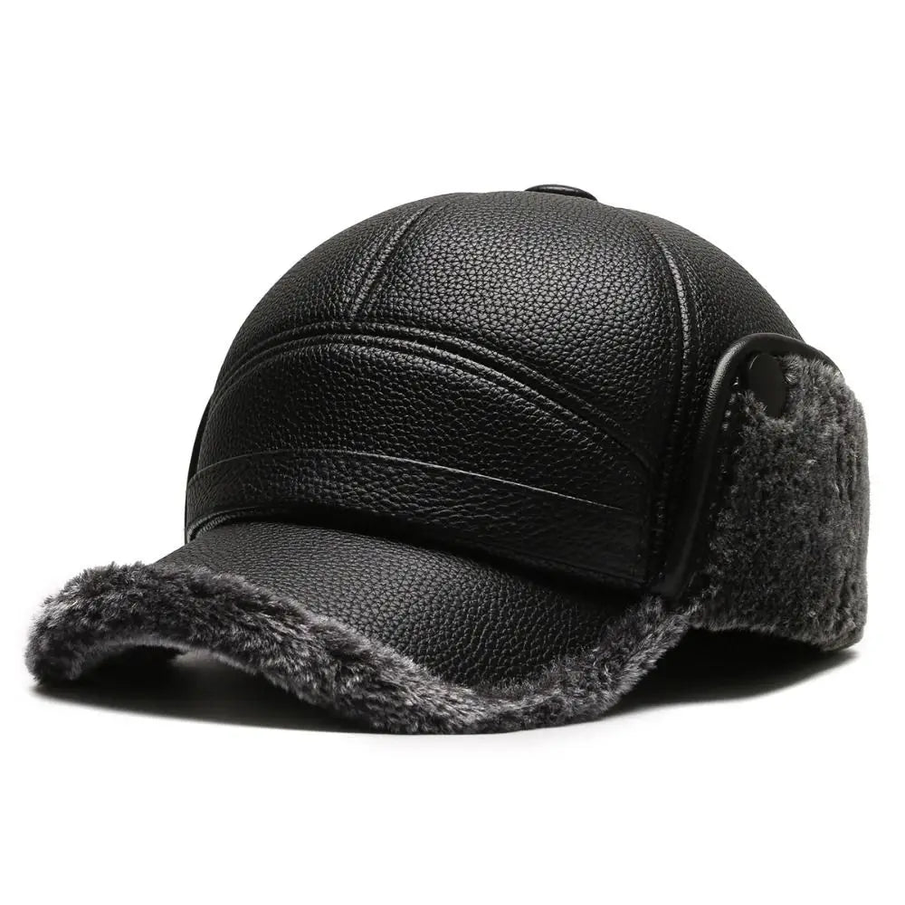 Gorra Cuero Hombre Aislante