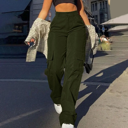 Pantalón Cargo Mujer Diseño Útil y Comodo