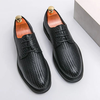 Zapato Oxford Cuero Auténtico Hombre