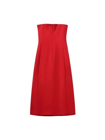 Vestido Otoño Estampado Cuadriculado Mujer - Vestiria