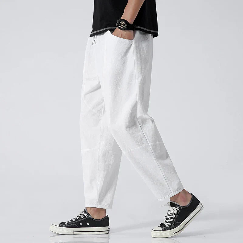 Pantalón Lino Fresco y Ligero Hombre