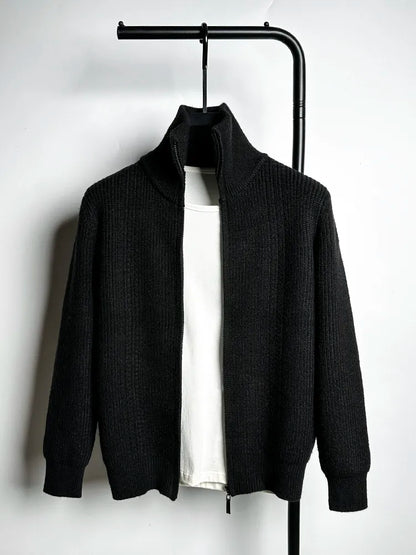 Chaqueta Cuero Clásica Cremallera