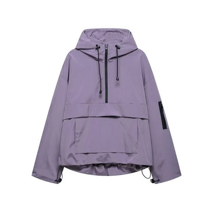 Chaqueta Invierno Mujer Esquí Acolchada con Capucha