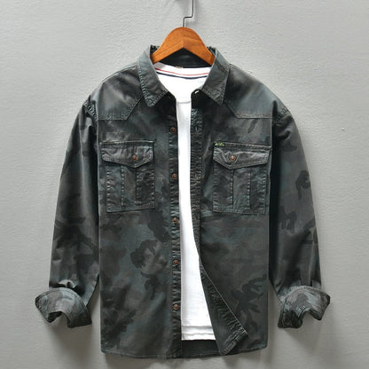 Camisa Militar Camuflaje Resistente