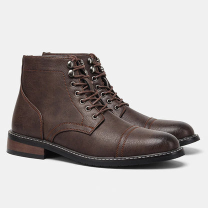 Botas Cuero Auténtico Diseño Único - Vestiria